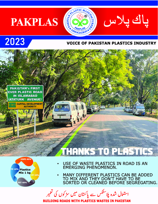 building roads with plastics wastes in pakistan